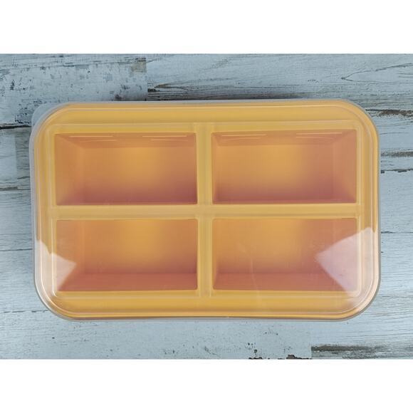 BANGP 1-Cup Silicone Freezing Tray With Lid Soup Portion Freezer Molds - Picture 2 of 8